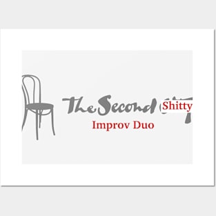 Second $h!tty Improv Duo Design Posters and Art